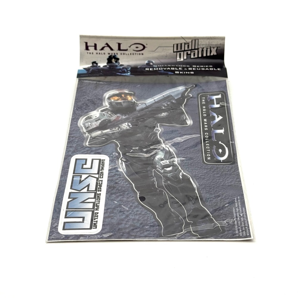 Halo Wars Wall Graffix Removable Skins 2009 Spartan Elite Decals Sealed